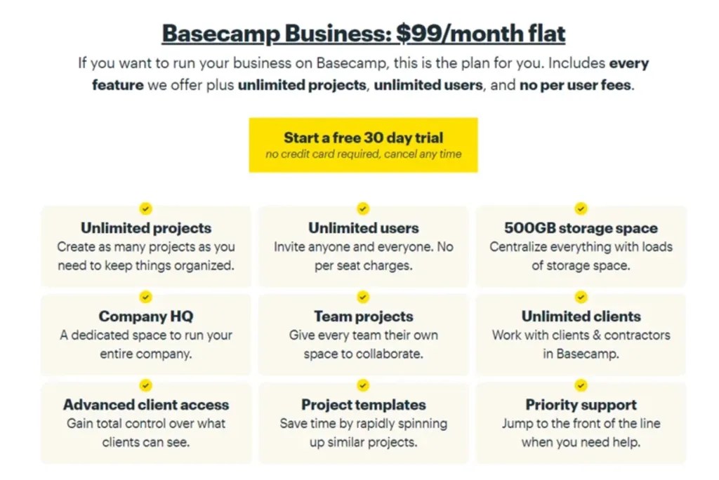 SaaS Pricing Example
