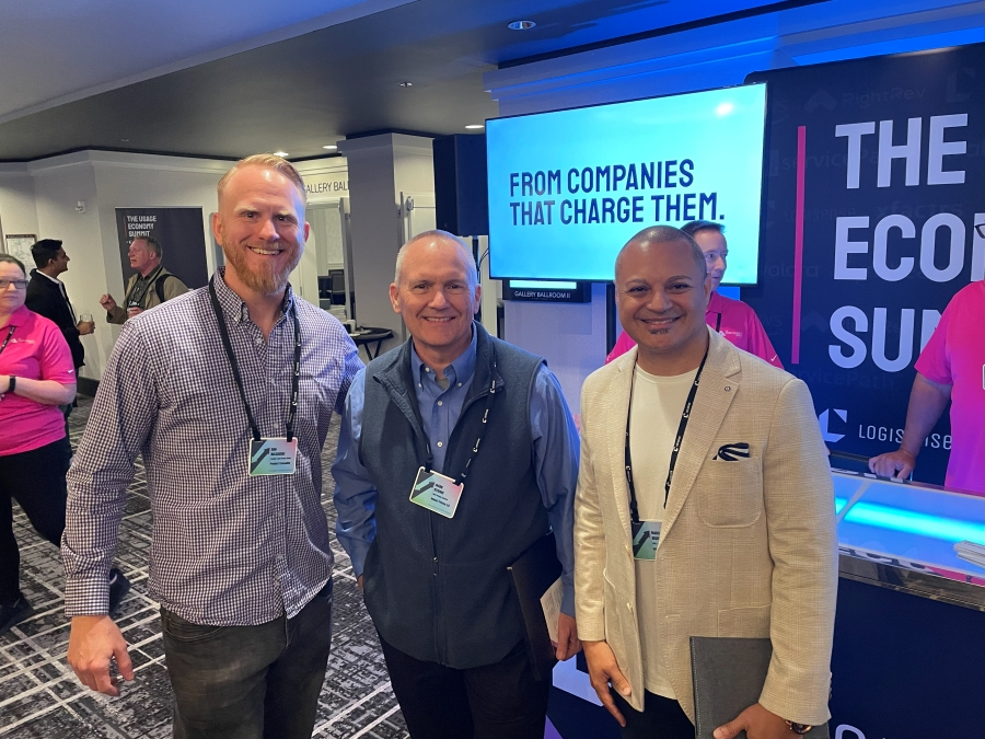 Dan Balcauski with Mark Stiving and Marcos Rivera